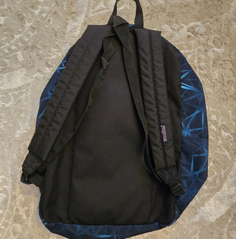 Jansport Navy and Teal Backpack